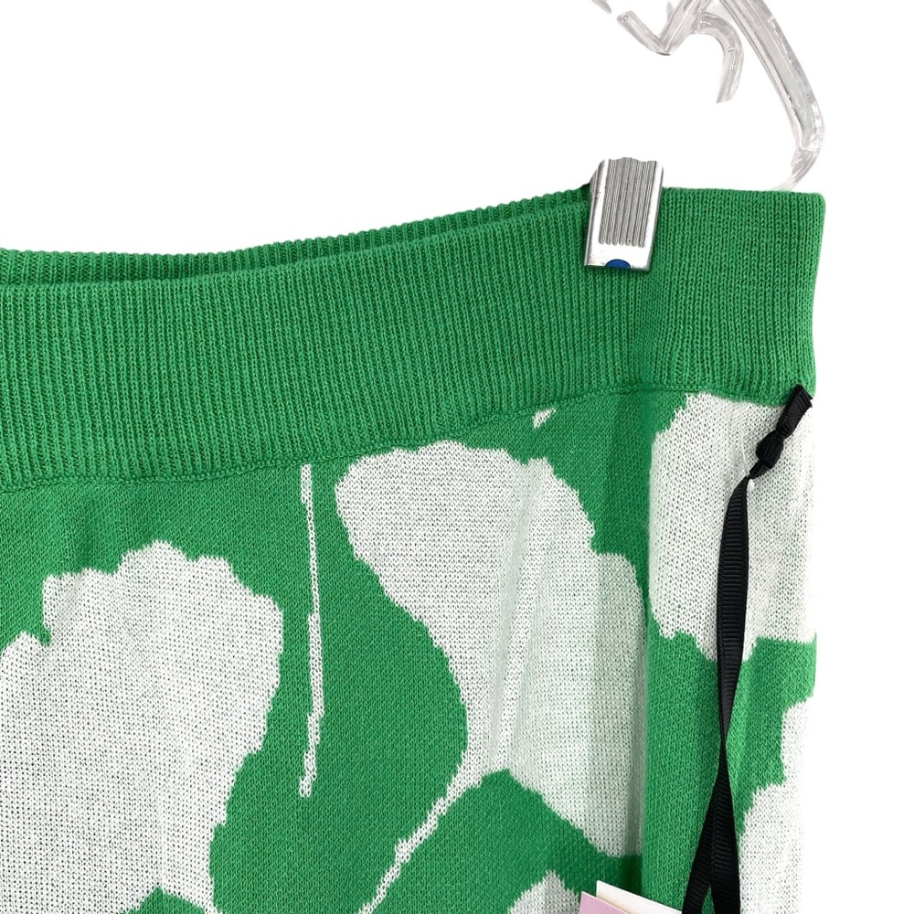 Diane Von Furstenberg x Target Ginkgo Green Sweater Knit Flare Pants New - Picture 3 of 9